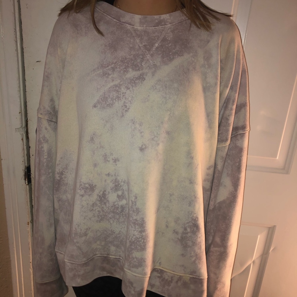 tie dye pullover